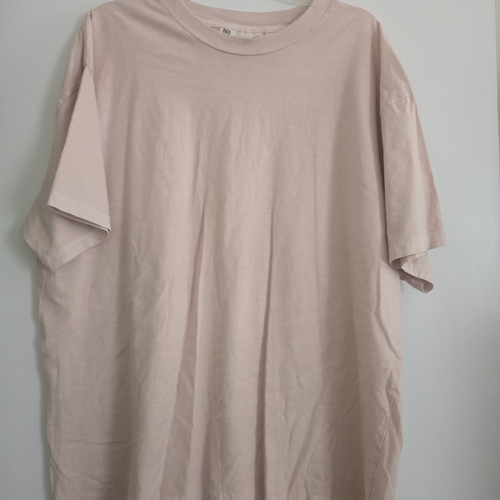 No Boundaries Light Pink Short Sleeve Tee
